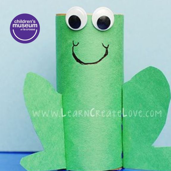 Leap Year Paper Roll Frog Craft