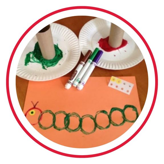 Caterpillar Stamp Craft