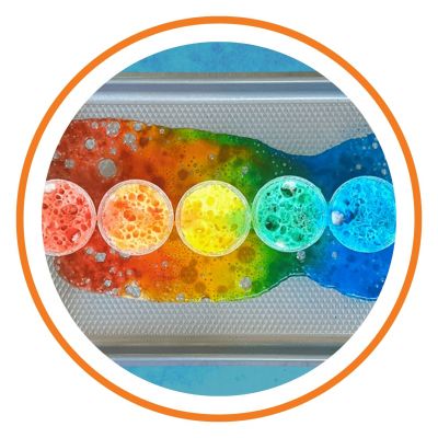 Steam Team Fizzy Rainbow Experiement!