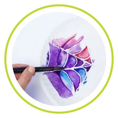 Watercolor Web Craft