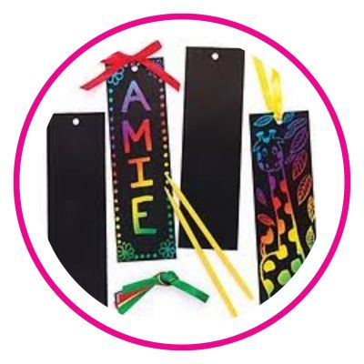 Book Lovers Scratch Bookmark Craft