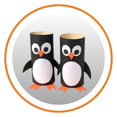 Paper Roll Penguin Craft